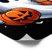 Ghost Drink Pumpkin Gewürze Männer Frauen Kinder S Poster (Ecke)
