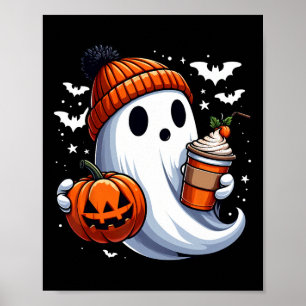 Ghost Drink Pumpkin Gewürze Männer Frauen Kinder S Poster