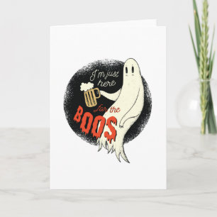 Ghost Drinking Beer Karte