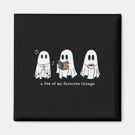 Ghost ein paar meiner Lieblings-Dinge Magnet (Vorne)