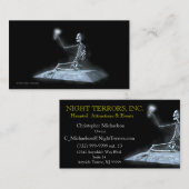 Ghost einer Rose Business Card Visitenkarte (Vorne/Hinten)