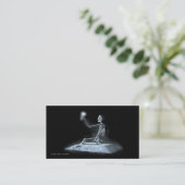 Ghost einer Rose Business Card Visitenkarte (Stehend Vorderseite)