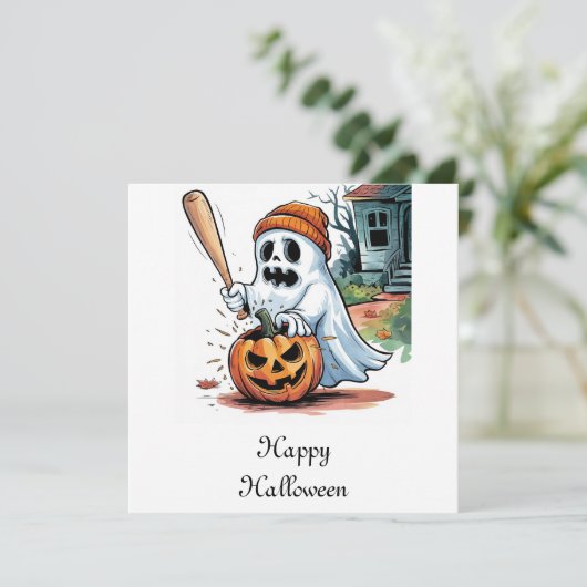 Ghost Einladung (Stehend Vorderseite)