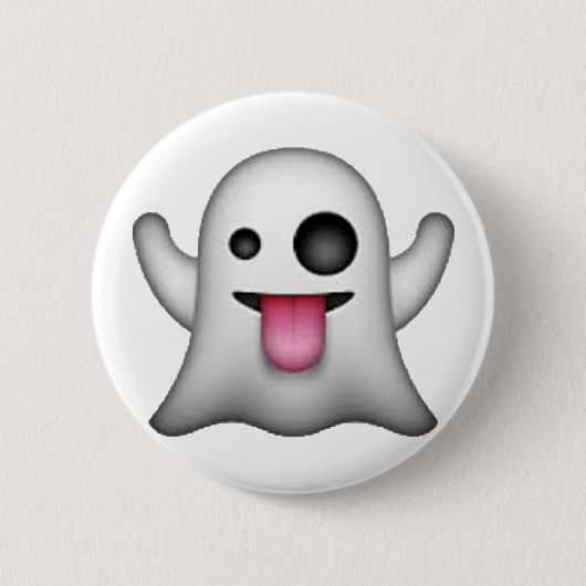 Ghost - Emoji Button (Vorderseite)