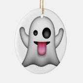 Ghost - Emoji Keramikornament (Rechts)