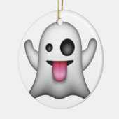 Ghost - Emoji Keramikornament (Links)