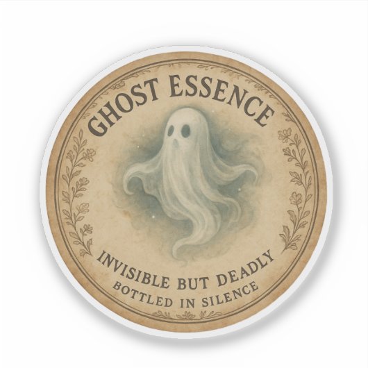 Ghost Essence - Halloween Apothecary Label (Vorderseite)