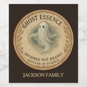 Ghost Essence Potion Weinetikett (Einzelnes Label)