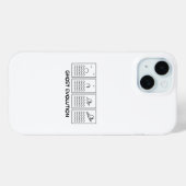Ghost-Evolution Case-Mate iPhone Hülle (Rückseite (Horizontal))