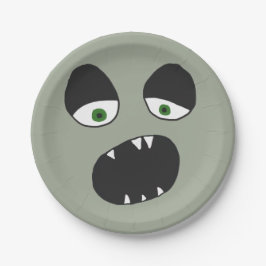 Ghost Face Eyes and Mouth Pappteller