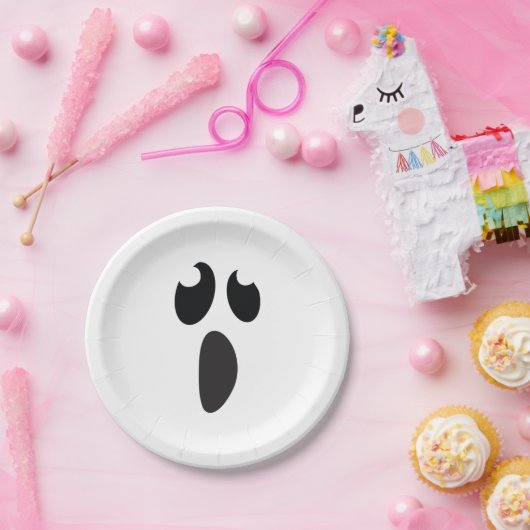 Ghost Face Halloween-Party Trick oder Tree Pappteller (Party)