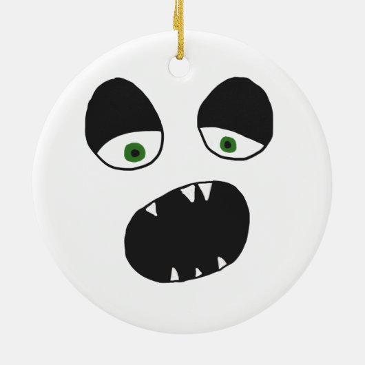 Ghost Face Keramik Ornament (Hinten)