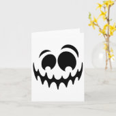 Ghost Face Kostüm Halloween, so tun, als wäre ich  Karte (Gelbe Blume)