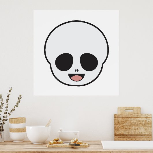 Ghost Face Poster (Küche)