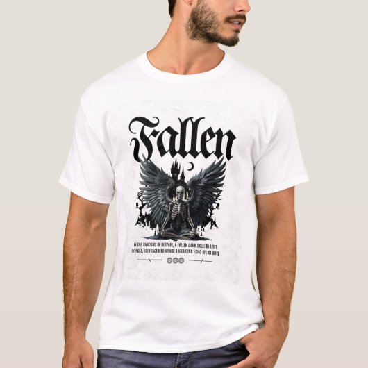 Ghost Fallen Skeleton Wings Shirt, Geschenk für Mä T-Shirt (Vorderseite)