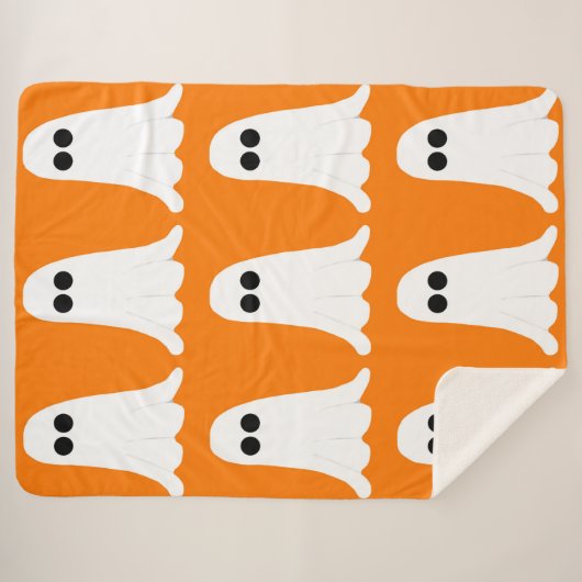Ghost Fleece Blanket Sherpadecke (Vorderseite (Horizontal))