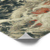 Ghost Fox Miyazaki Hayao Style Handgezeichnet Post Poster (Ecke)