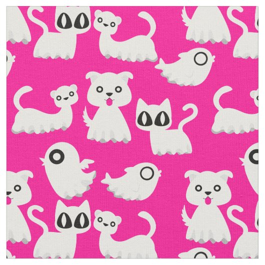 Ghost-Frettehund rosa Stoff (Nahaufnahme)