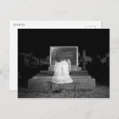 Ghost Friedhof Dark Horror Halloween Postkarte (Vorne/Hinten)