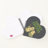 Ghost Friends - Graue Spiral-Notebooks Notizblock (Innenseite)