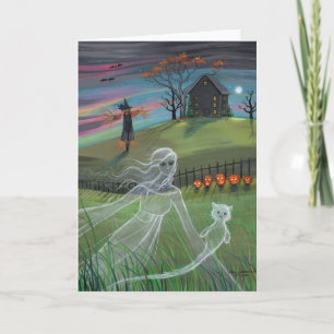 Ghost Friends Halloween Card von Molly Harrison Karte