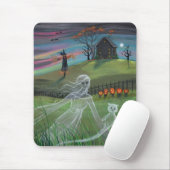 Ghost Friends Halloween Mousepad (Mit Mouse)