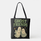 Ghost Friends - Schwarz Tasche (Rückseite)