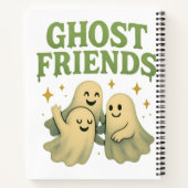 Ghost Friends - White Spiral Notebook Notizblock (Rückseite)