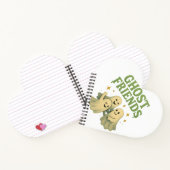 Ghost Friends - White Spiral Notebook Notizblock (Innenseite)