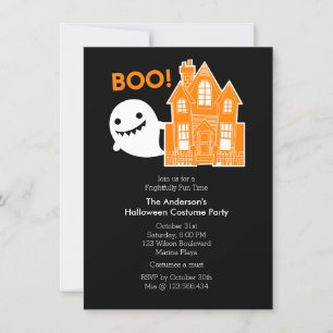 Ghost Fun nicht so Beängstigend Halloween-Party Ei Einladung