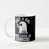 Ghost Funny Gym Workout Bodybuilding Soky Hallowee Kaffeetasse (Links)