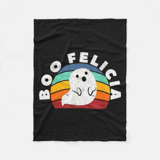 Ghost Funny Love Halloween Party Ghosts Homemade B Fleecedecke (Vorderseite)