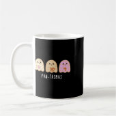 Ghost Funny Spooky Conchas Mexican Ghost Kaffeetasse (Links)