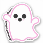 Ghost für emotionale Unterstützung Aufkleber (Vorderseite)