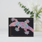 Ghost Gecko Post Card Postkarte (Stehend Vorderseite)