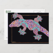 Ghost Gecko Post Card Postkarte (Vorne/Hinten)
