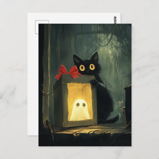 Ghost-Geschenk Postkarte (Vorne/Hinten)