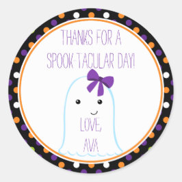 Ghost Girl Halloween Sticker Personalisiert Sticke