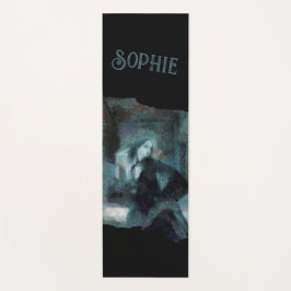 Ghost Girl in Blue – Haunting Surreal Art Yogamatte