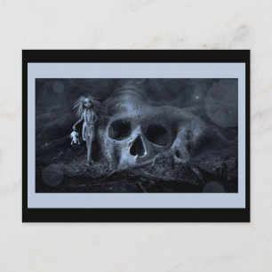 Ghost Girl Postcard Postkarte