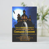 Ghost Girl Spuk Halloween Kostüm Party kleiner Einladung (Stehend Vorderseite)