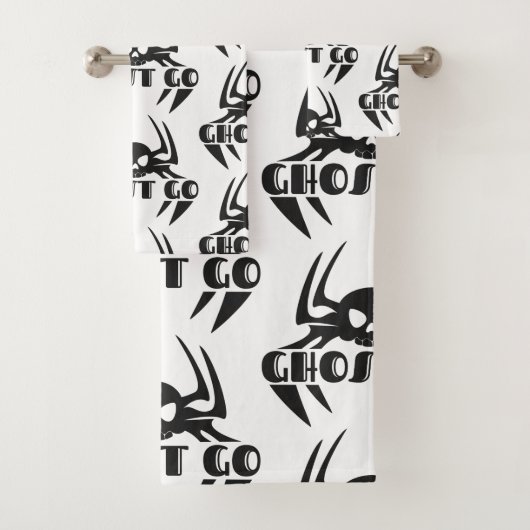 Ghost Go Spooky Jahreszeit Badhandtuch Set (Insitu)