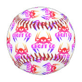 Ghost Go Spooky Jahreszeit Baseball (Vorderseite)