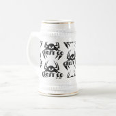 Ghost Go Spooky Jahreszeit Bierglas (Vorderseite Links)