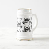 Ghost Go Spooky Jahreszeit Bierglas (VorderseiteRechts)