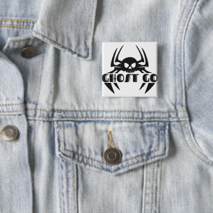 Ghost Go Spooky Jahreszeit Button