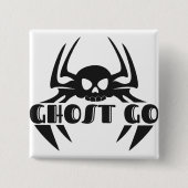 Ghost Go Spooky Jahreszeit Button (Vorderseite)