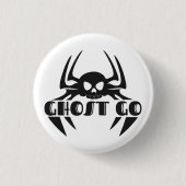 Ghost Go Spooky Jahreszeit Button (Vorderseite)