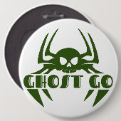 Ghost Go Spooky Jahreszeit Button (Vorne & Hinten)