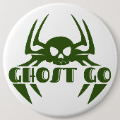 Ghost Go Spooky Jahreszeit Button (Vorderseite)